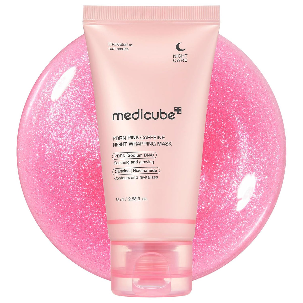 MEDICUBE PDRN Pink Caffeine Night Wrapping Mask (75ml)