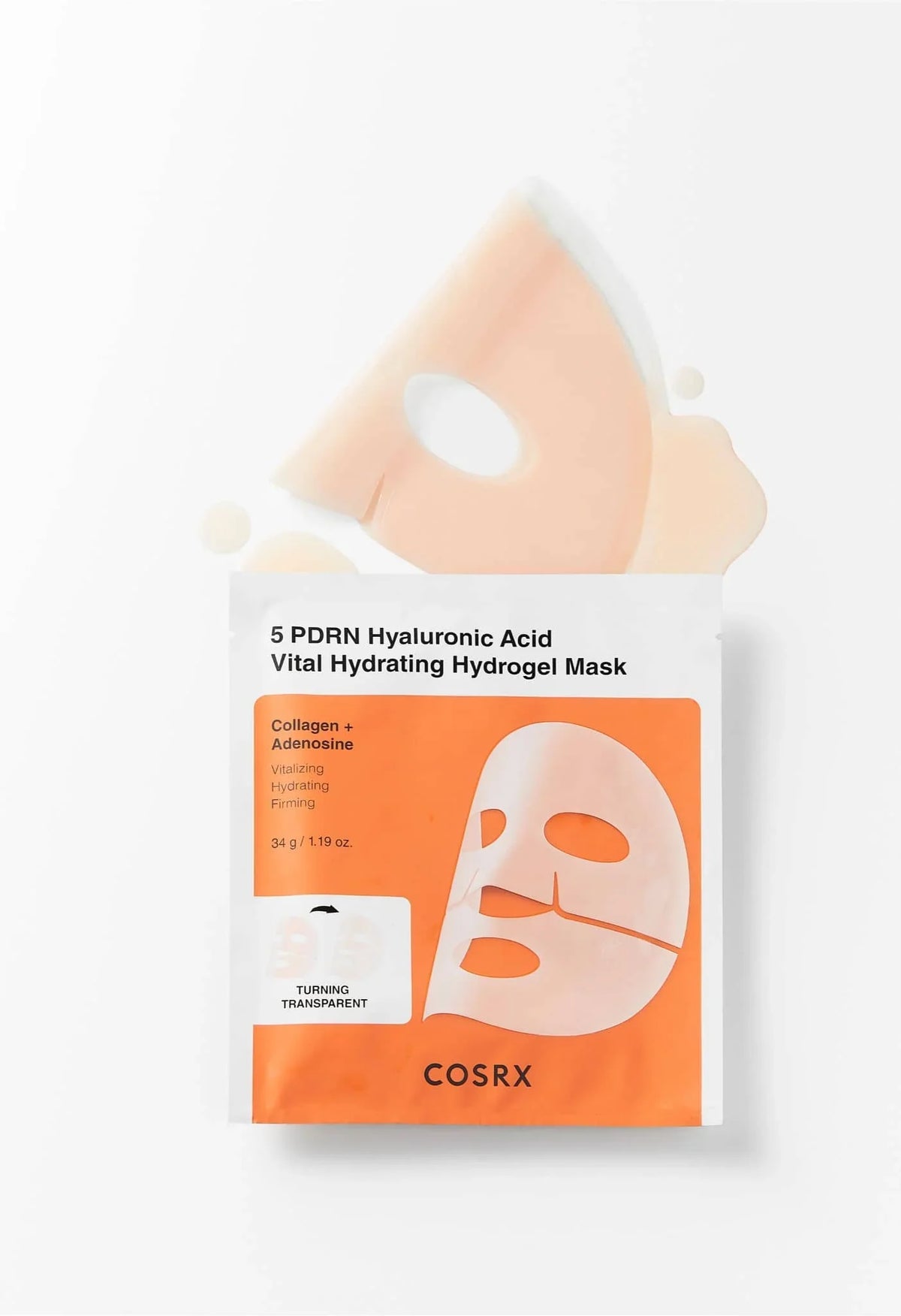 COSRX 5 PDRN Hyaluronic Acid Vital Hydrating Hydrogel Mask (1pcs)