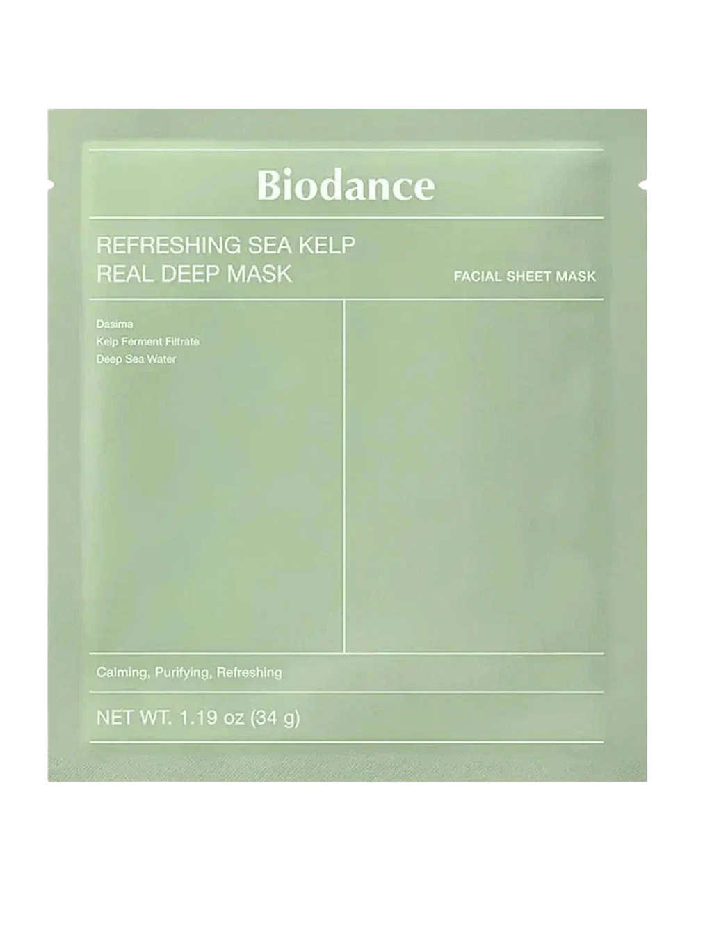 BIODANCE Refreshing Sea Kelp Real Deep Mask (1pcs)