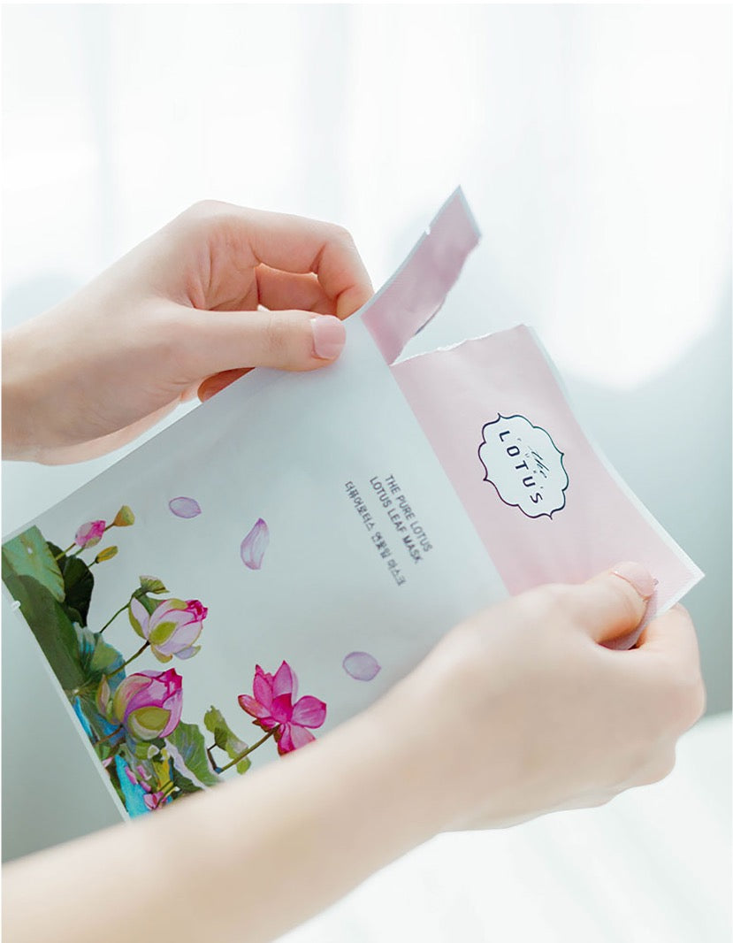 The Pure Lotus Vegan Leaf Mask Wrinkle Treatment (5pcs)